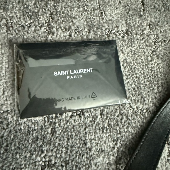 YSL June quilted black leather crossbody bag authentic‎ - Picture 12 of 13